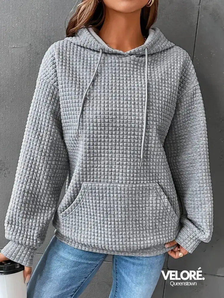 Kimberly™ | Flexi Trendy Hoodie Gray / S Women