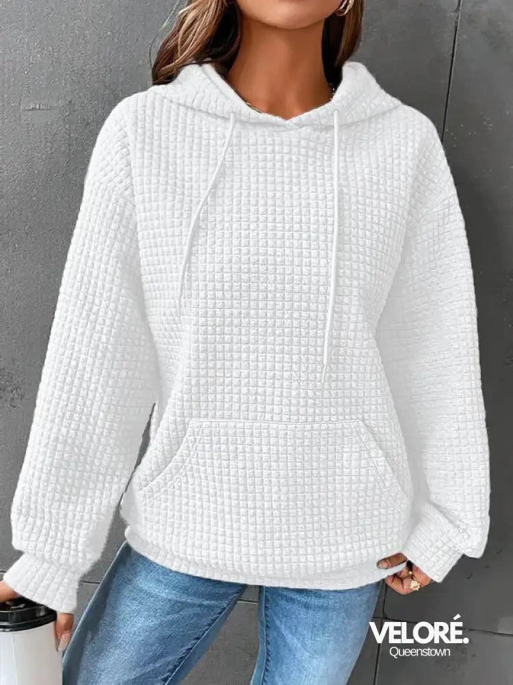 Kimberly™ | Flexi Trendy Hoodie White / S Women